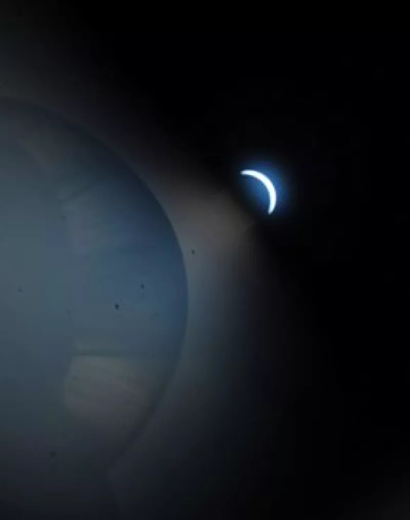 Este fue el eclipse más largo del siglo y cubrió una franja de ese continente hasta la oscuridad casi total después del amanecer de este miércoles.