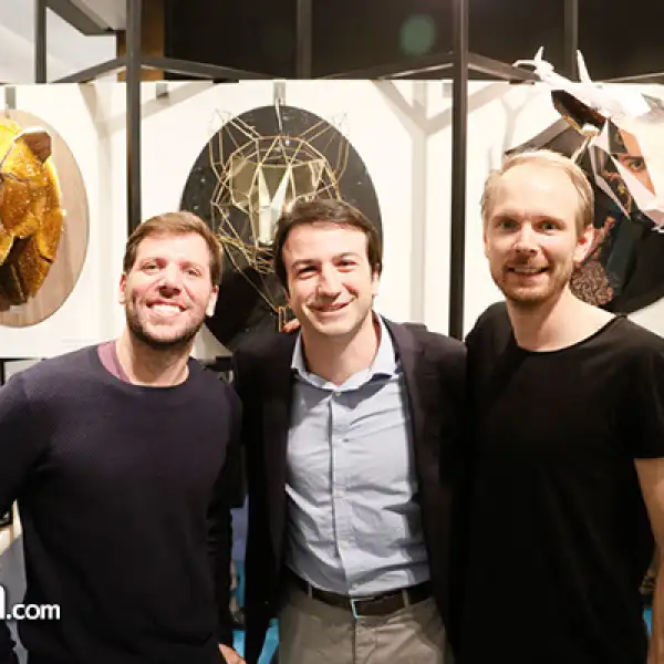 Juan Román, Gabriel Álvarez y Bjorn Jansson