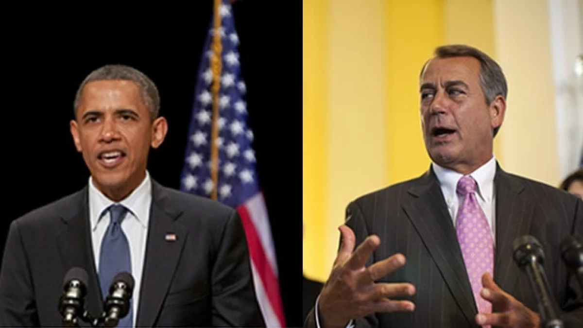 Barack Obama y John Boehner