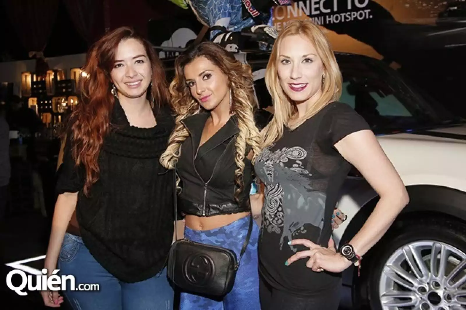 Astrid Martínez, Elizabeth Grijalva y Barbie Blakely