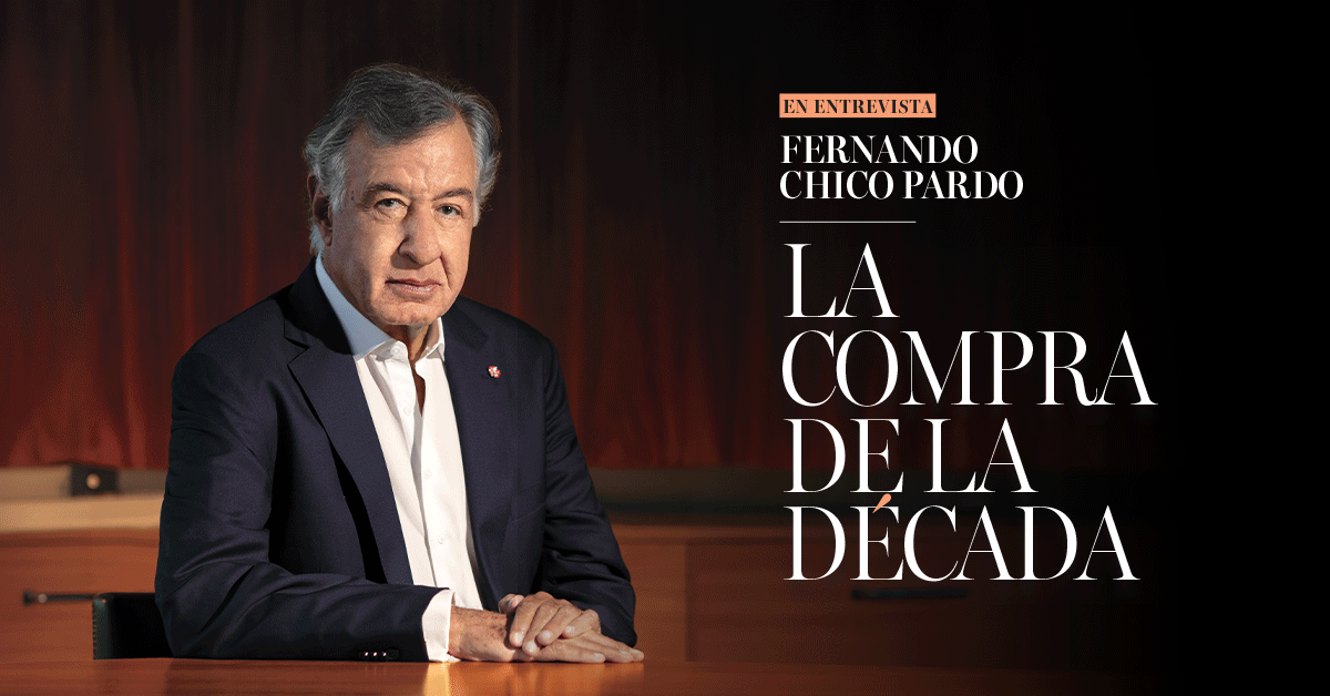 El empresario Fernando Chico Pardo posa para la portada de la revista de Expansión del mes de octubre.