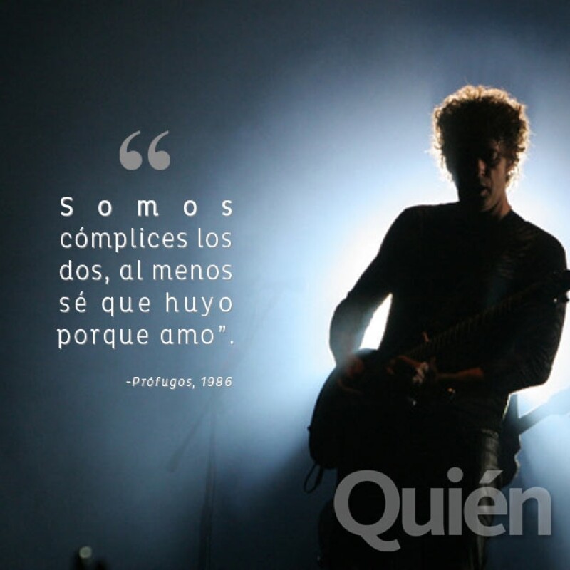 10 frases de amor y pasión de Gustavo Cerati