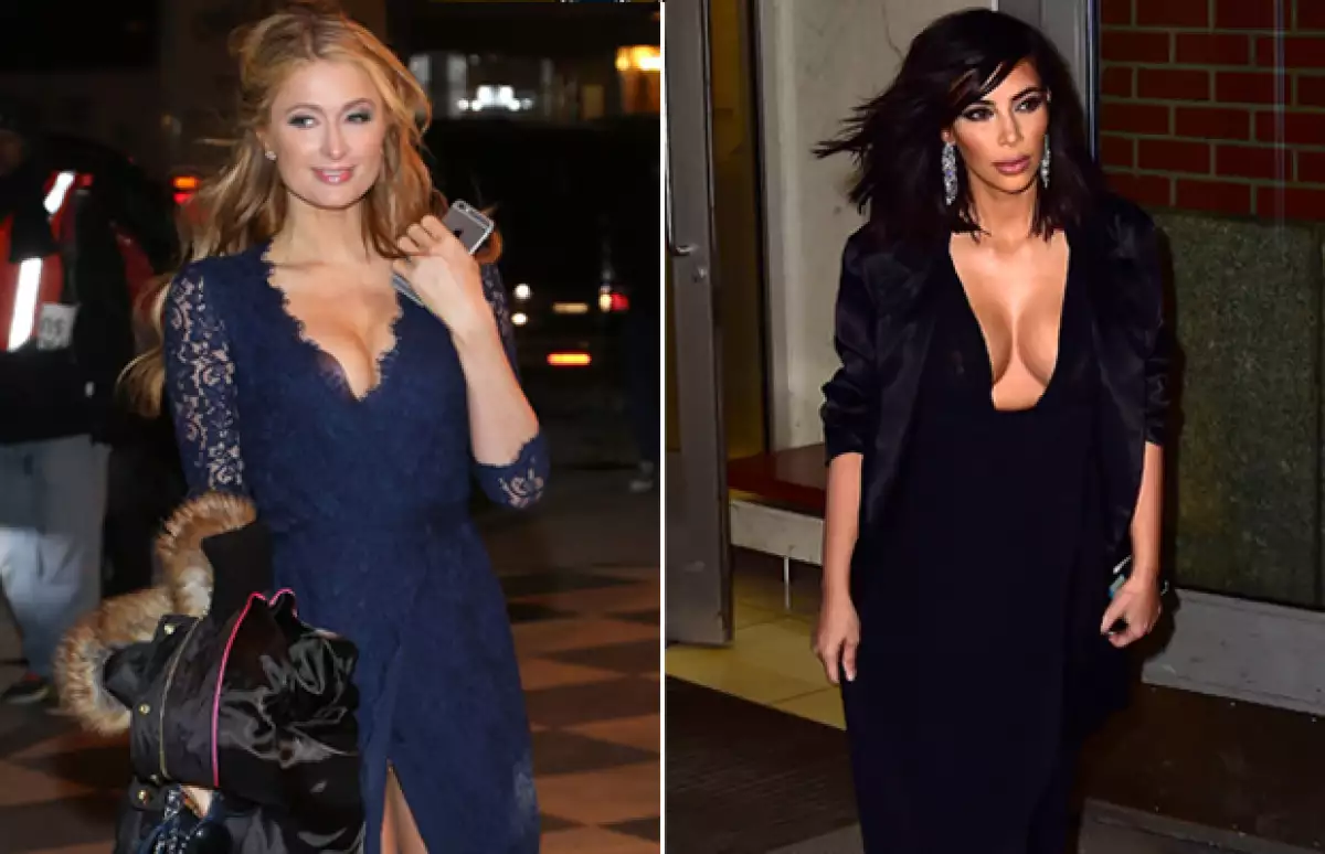 Durante el fin de semana ambas famosas fueron captadas en Nueva York portando oufits que mostraron lo mejor de sus atributos frontales. ¿Quién lo lució mejor?