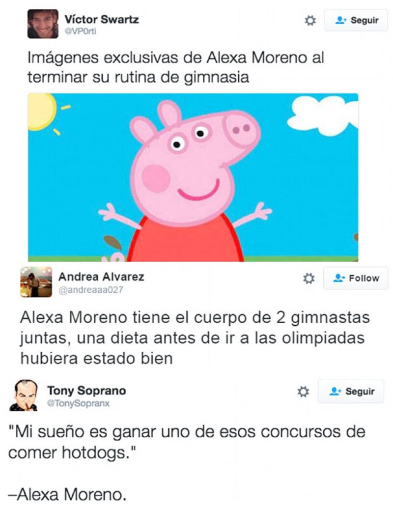 La atleta fue víctima de ofensas de parte de usuarios de Twitter.