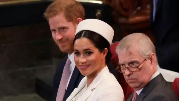Príncipe Harry, Meghan Markle y príncipe Andrés