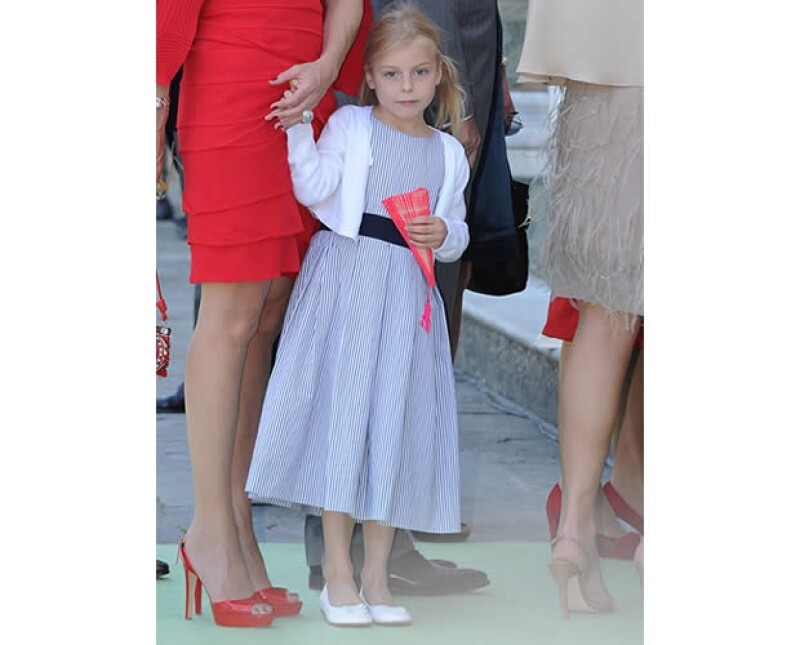 Leonore tiene como madrina a la Reina Máxima.