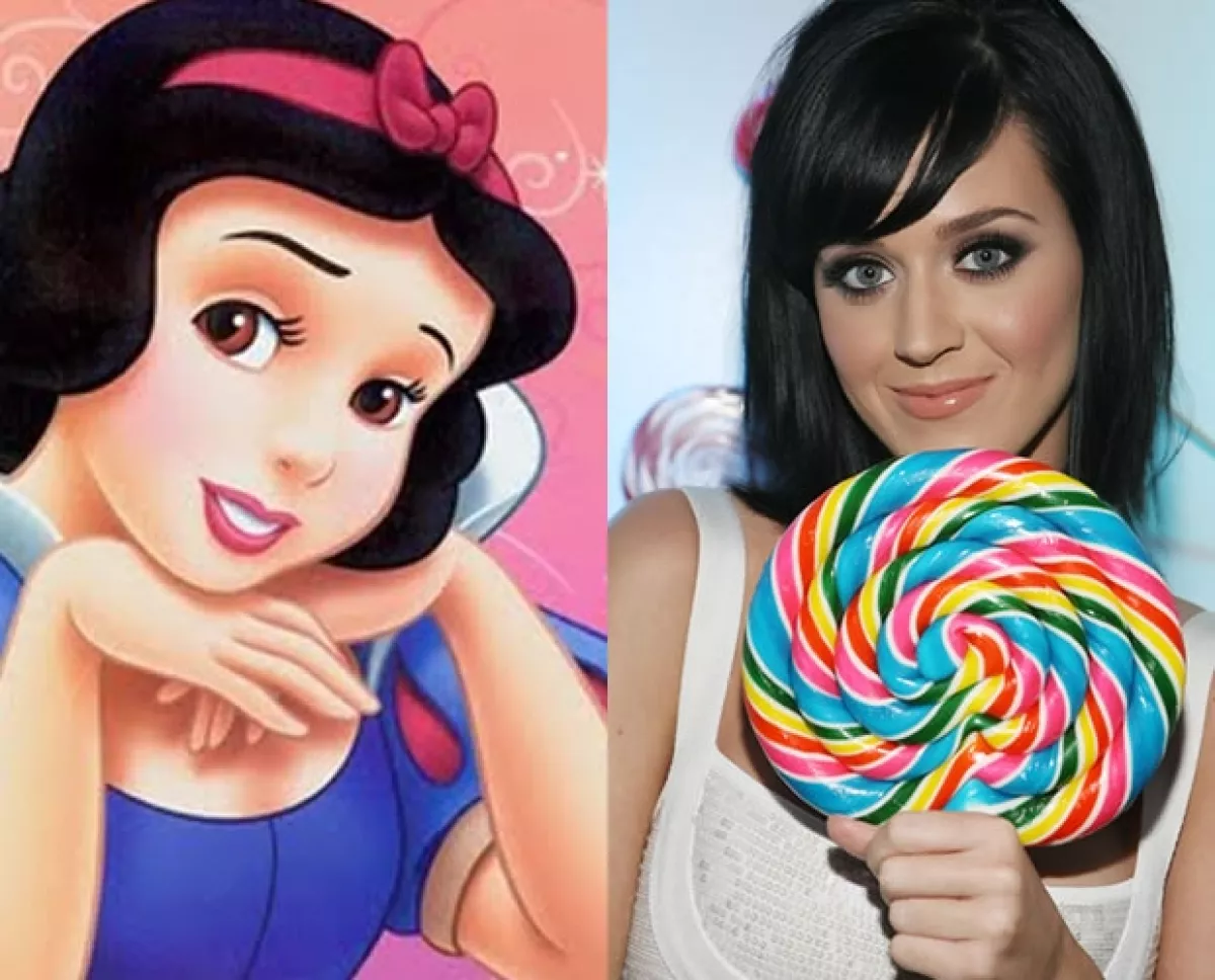 Blancanieves y Katy Perry