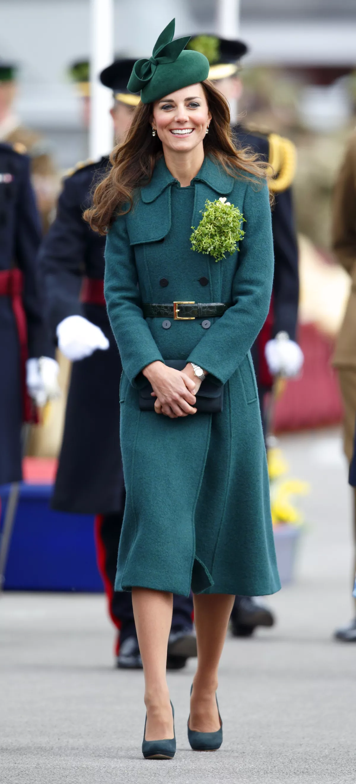 The Duke And Duchess Of Cambridge Attend The St Patrick's Day Parade At Mons Barracks, Aldershot