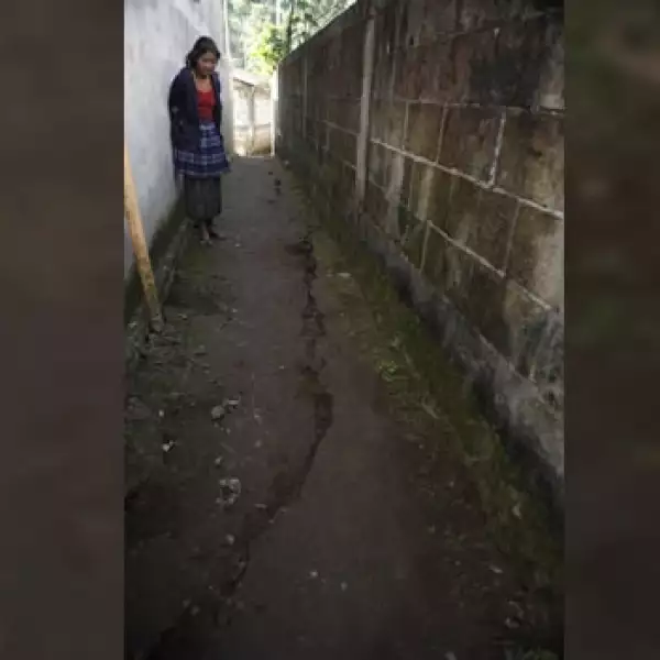 grietas en el suelo de guatemala