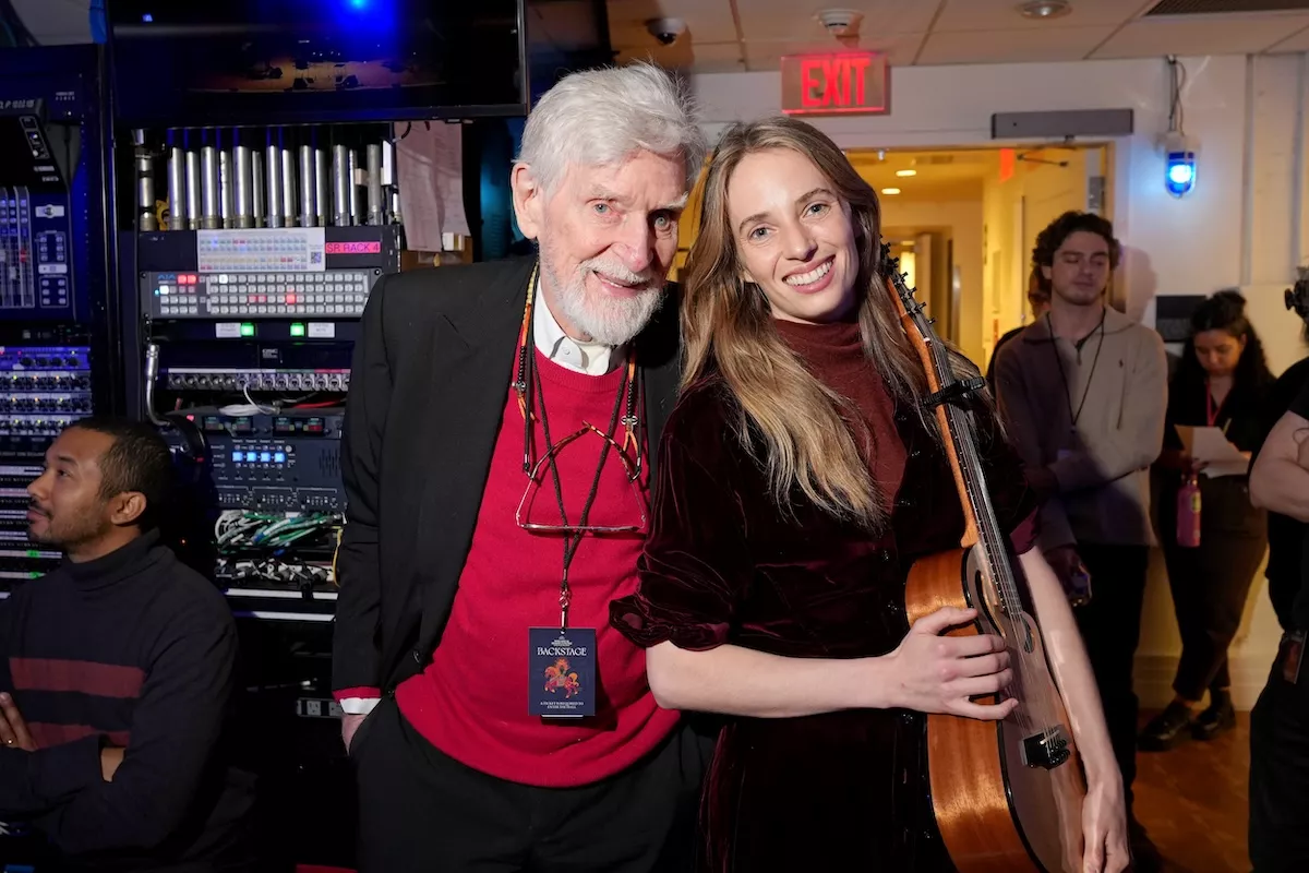 Robert Thurman y su nieta Maya Hawke