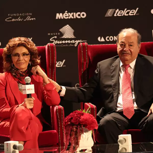 Sophia Loren,Carlos Slim