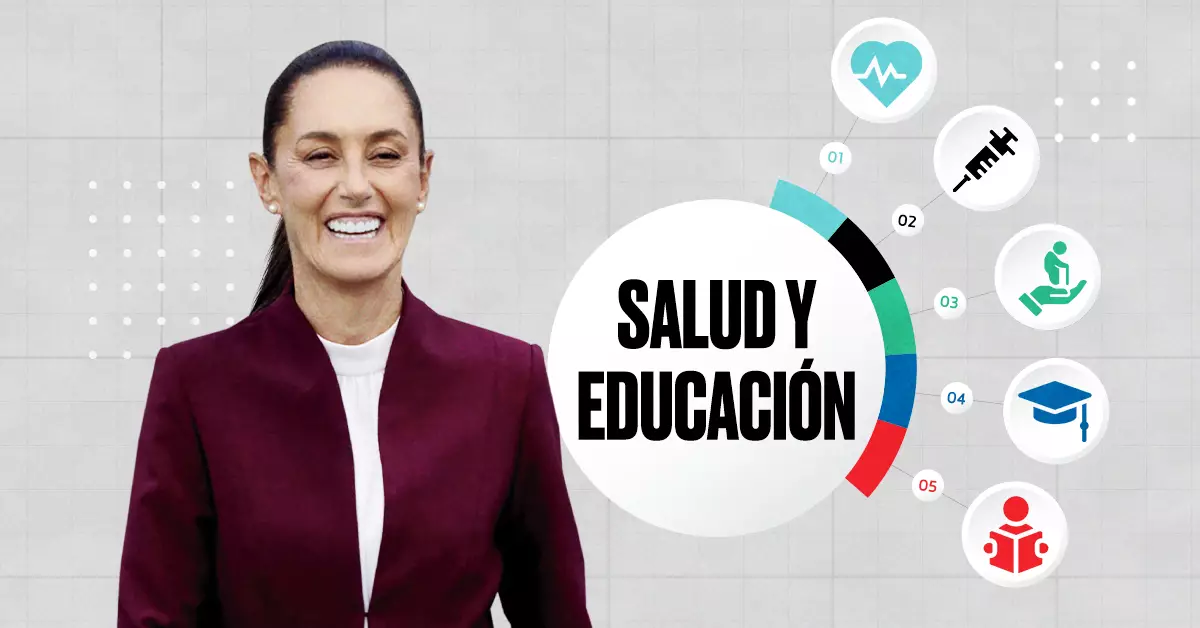 ¿Qué propone Claudia Sheinbaum para mejorar la educación y salud en México?