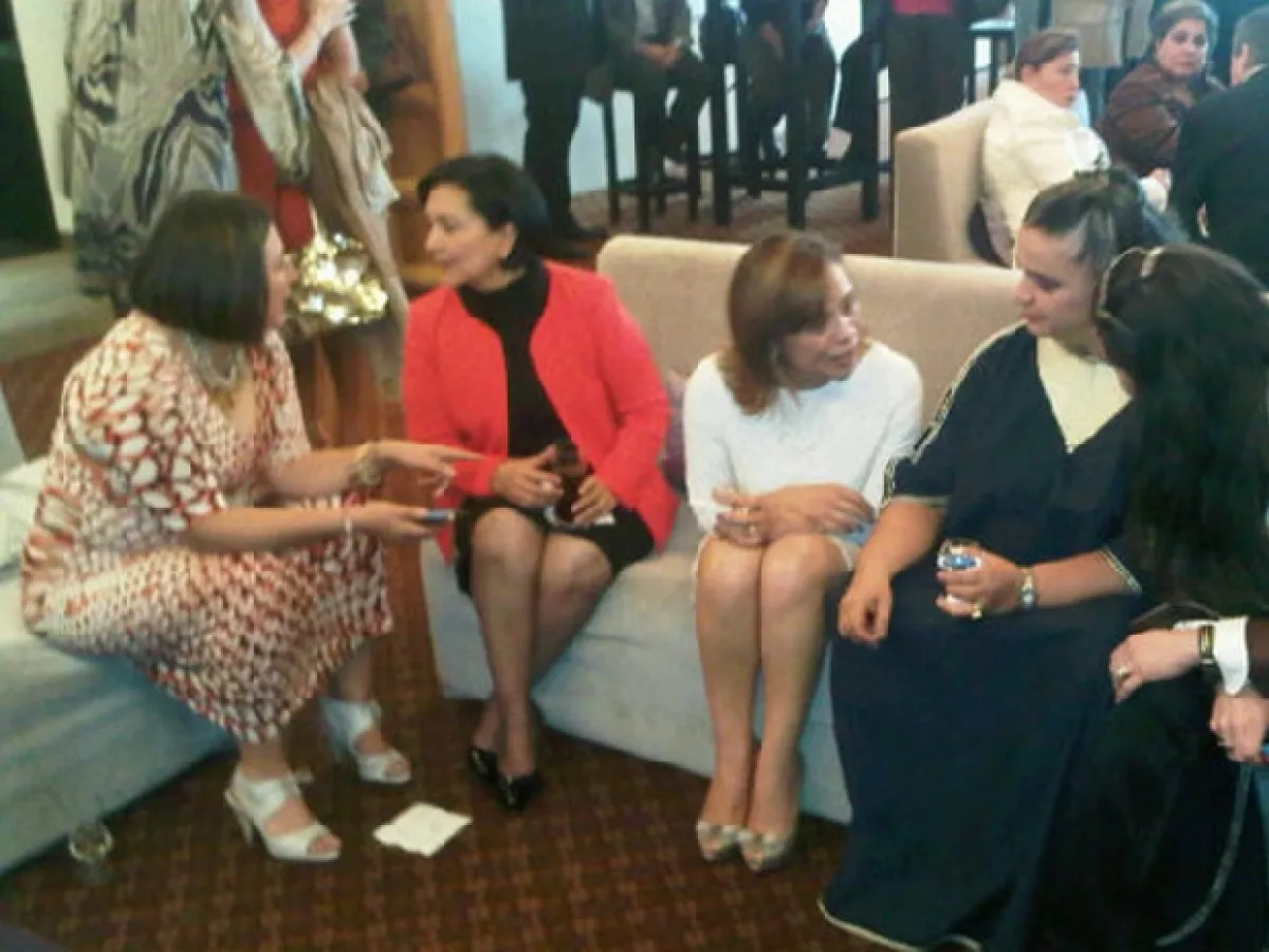 Durante la celebración Josefina Vázquez Mota atendió perfectamete a sus invitados.