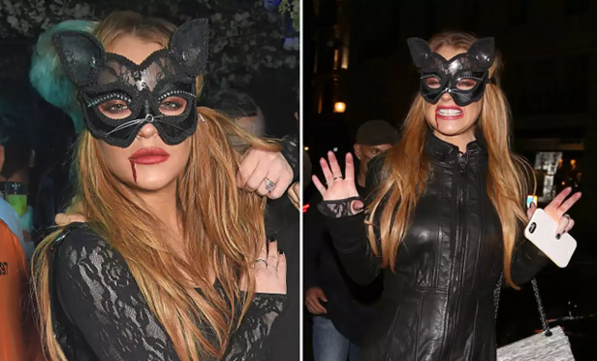 Cady who? Lindsay lució de lo más hot con este outfit en una fiesta de disfraces.