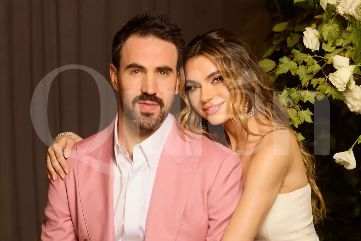 Pablo Bernot y Sofía Castro en su boda civil