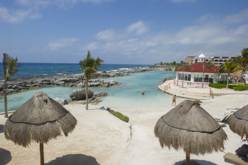 Otra de las vistas privilegiadas de la Riviera Maya desde las instalaciones del hotel.