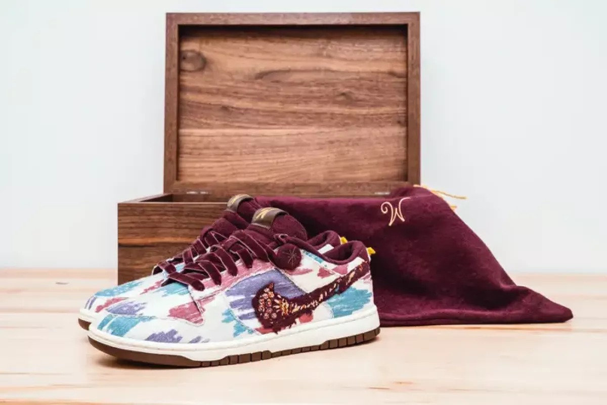Timothée Chalamet colaboró con Nike para crear unos Dunk Low inspirados en Wonka.