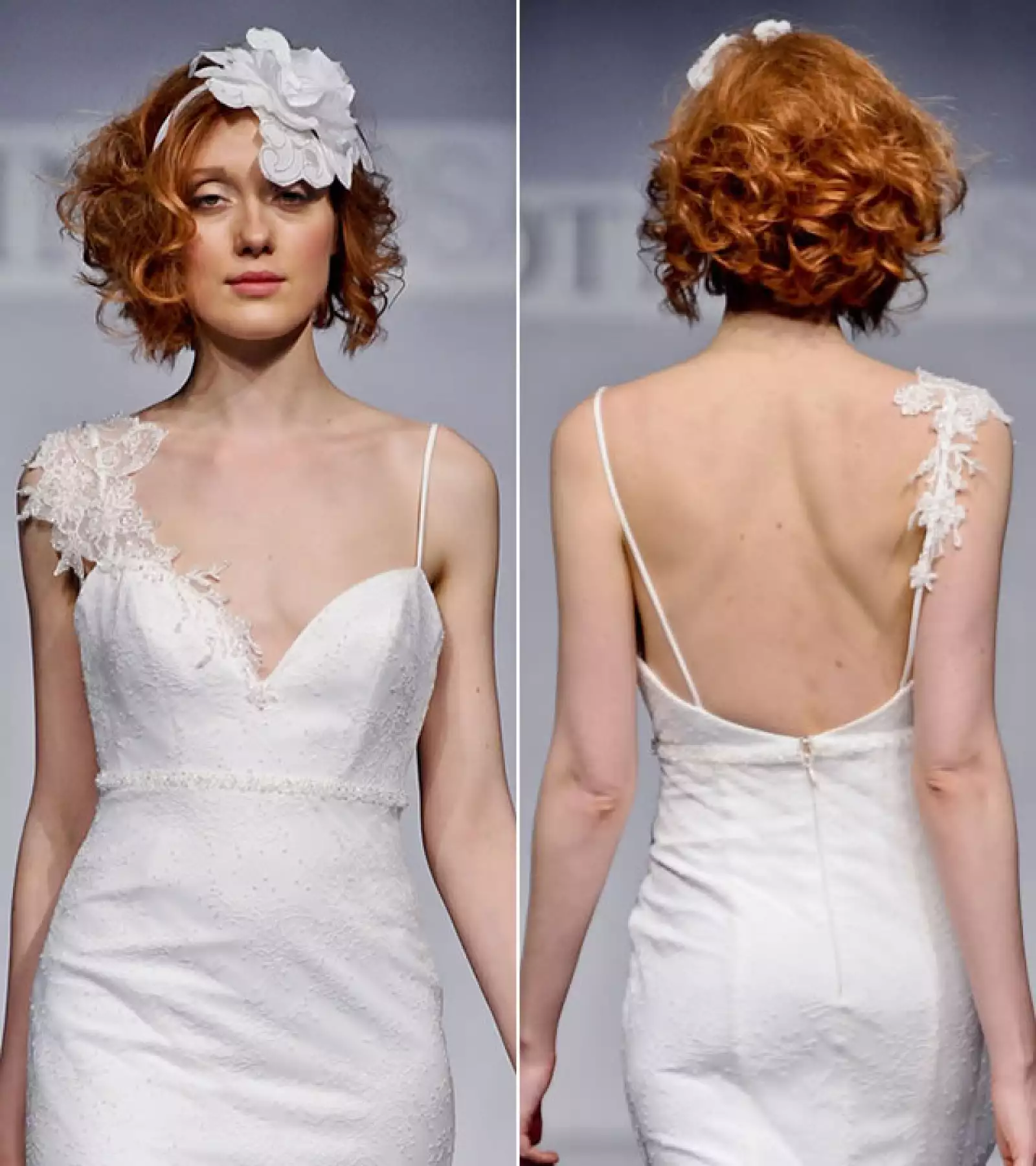 Cotin Sposa: ¿Eres atrevida? No pierdas la oportunidad de usar un tocado grande y con flores. Lleva el pelo con chinos y con mucho volumen para lucir espectacular el día de tu boda.