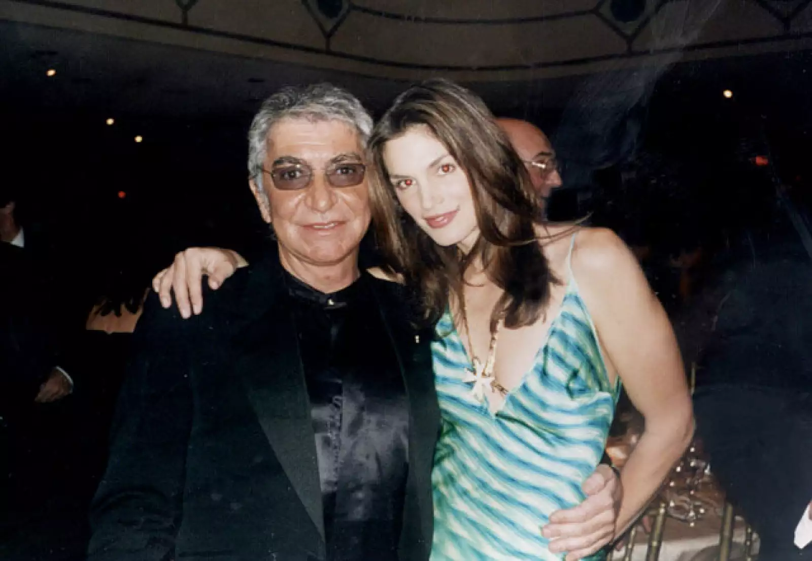 Roberto Cavalli y Cindy Crawford