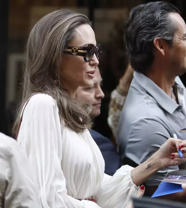 Angelina Jolie and Jacqueline Bisset out and about, Paris, France - 08 Jul 2019