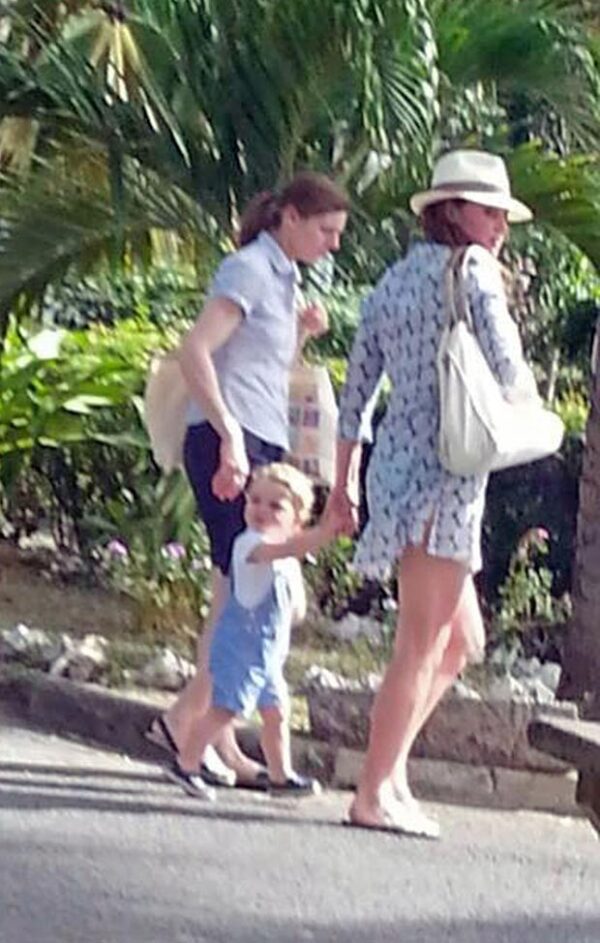 Las últimas imágenes que teníamos del príncipe George son de febrero pasado cuando vacacionaba con su familia en el Caribe.
