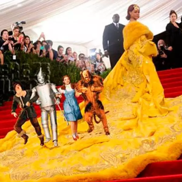 Rihanna hizo alusión a una escena de El Mago de Oz.
