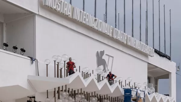 Preparation At The 77th Venice Film Festival