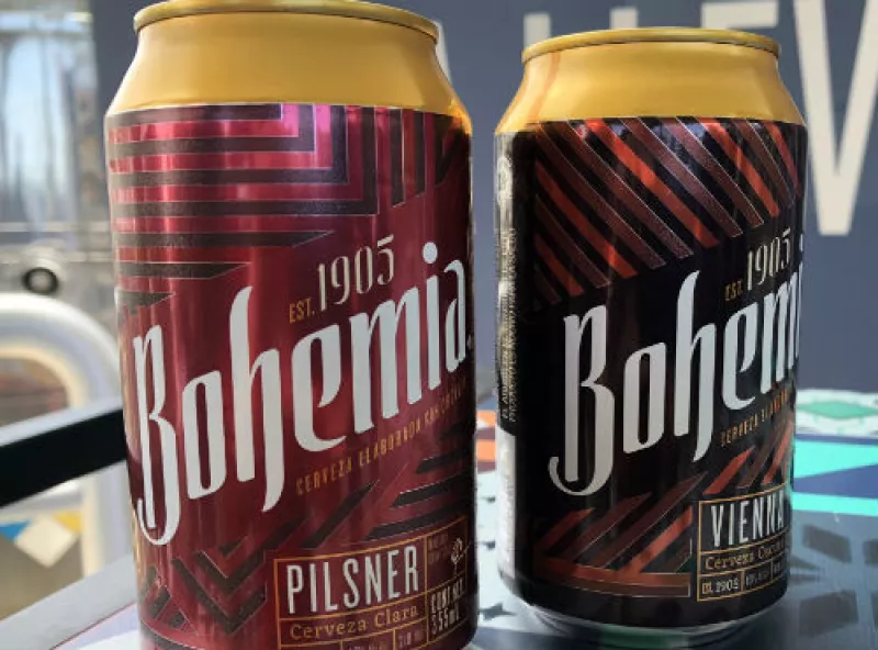 cerveza Bohemia en lata