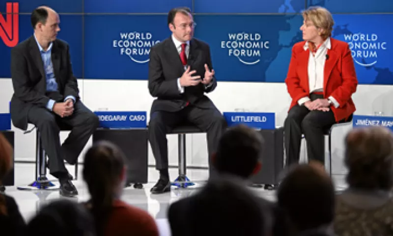 En Davos está presentando los ejes económicos del nuevo Gobierno a la élite política, empresarial y financiera mundial, afirmó Videgaray. (Foto: World Economic Forum)