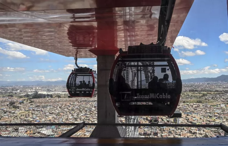 Teleférico TransMiCable de Bogotá, Colombia