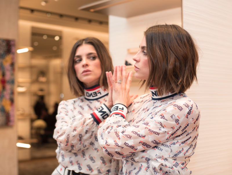 Irene Azuela usando Fendi