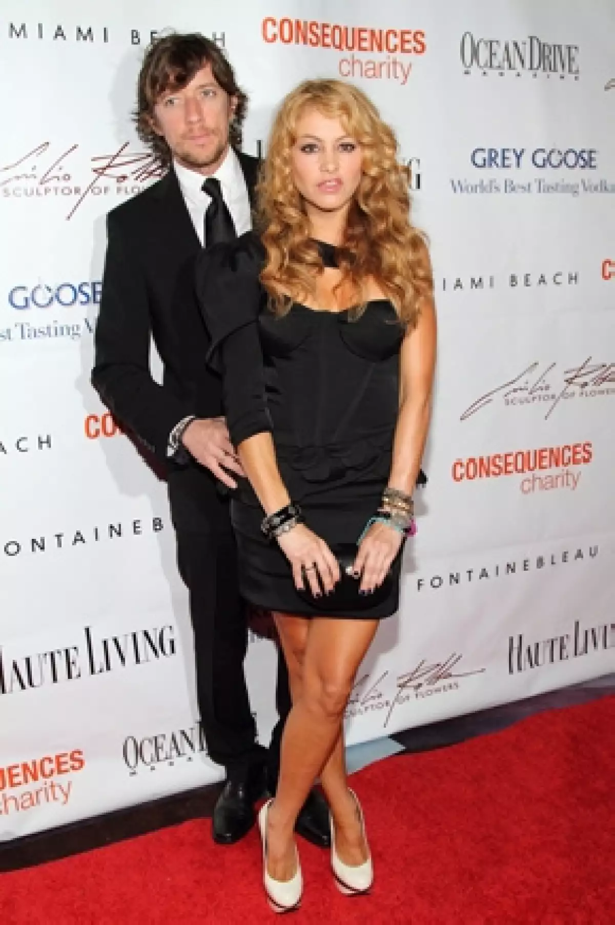 Paulina y Colate en 2010. La pareja se separó a inicios de este año.