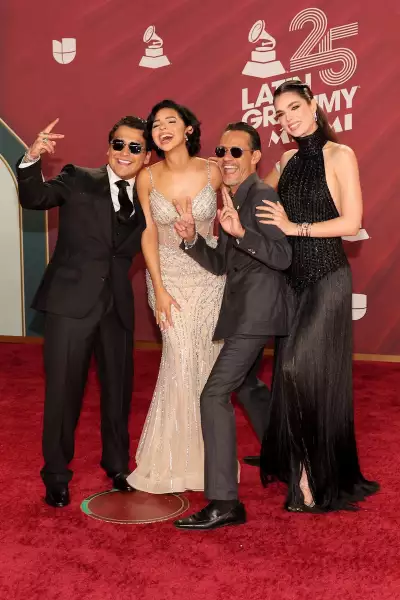Ángela Aguilar y Christian Nodal en los Latin Grammys 2024