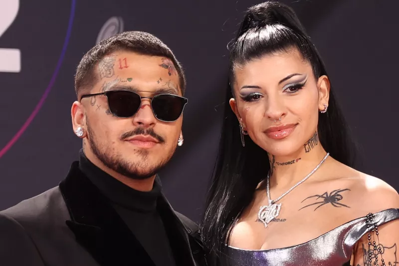 Christian Nodal y Cazzu 