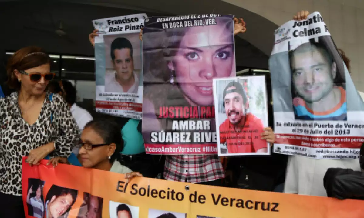 Las madres de los cinco desaparecidos exigen la aparición con vida de sus hijos. (Foto: Cuartoscuro)