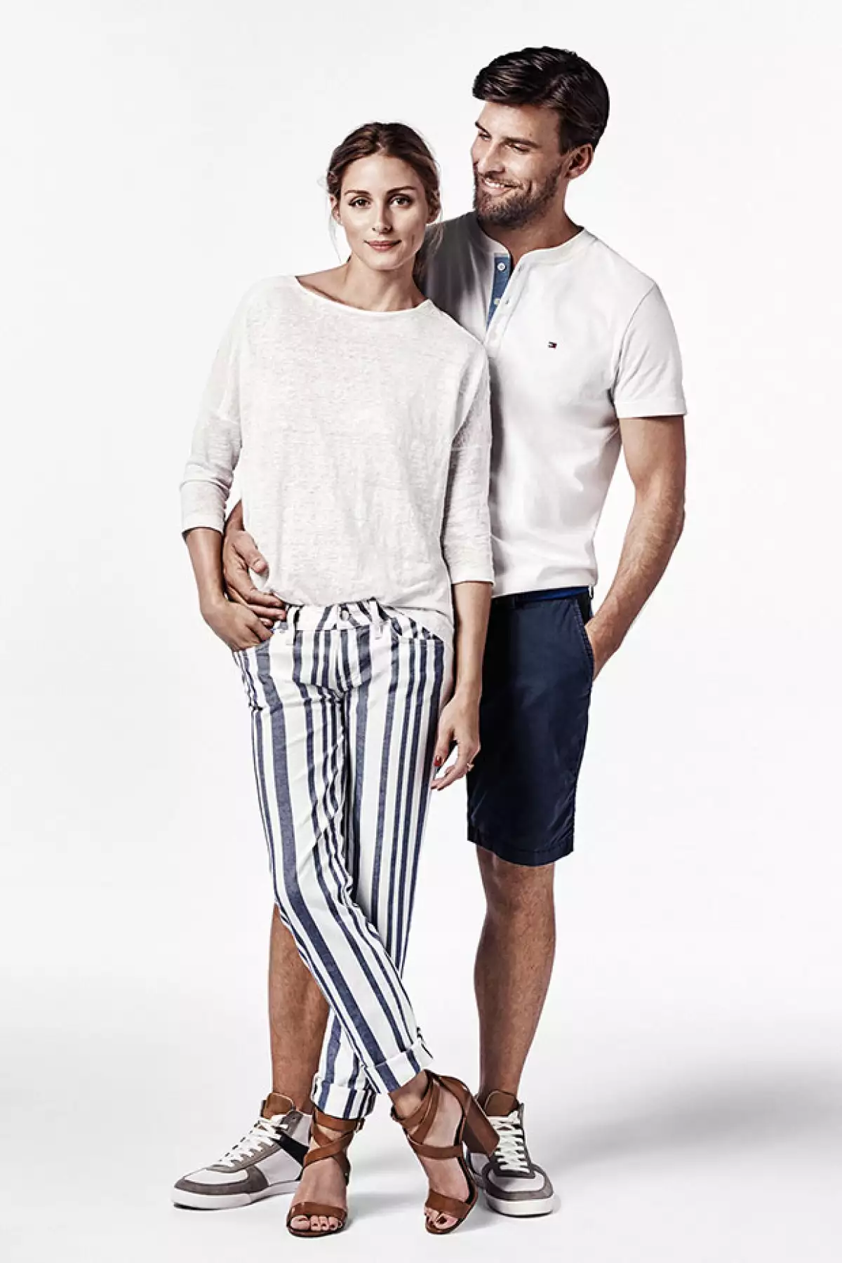 Olivia Palermo y su esposo Johannes Huebl fueron editores invitados en esta temporada Primavera 2015.