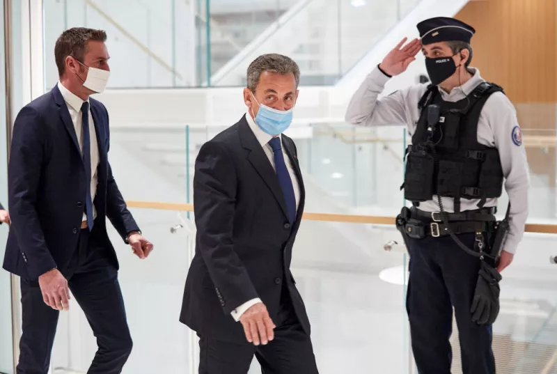 Former French President Sarkozy's Corruption Trial Hearing