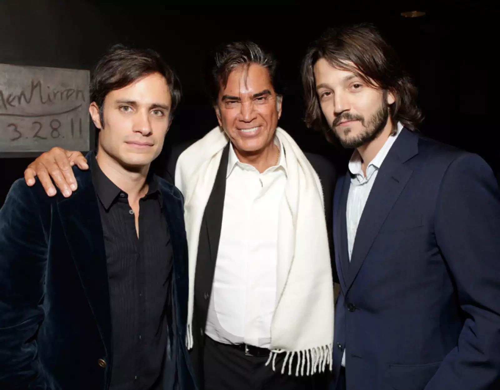 Los Charolastras, Gael y Diego junto al cantante José Luis Rodríguez `El Puma´.