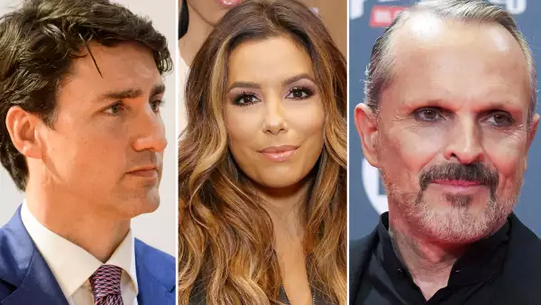 Justin Trudeau, Eva Longoria, Miguel Bosé