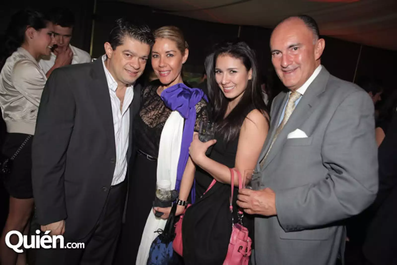 Horacio Quintana, Gaby Schäffler, Saile Roldán y Alejandro Vargas