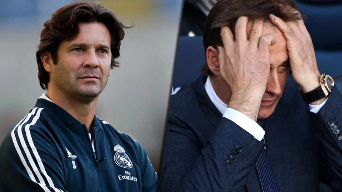 Santiago Solari y Julen Lopetegui