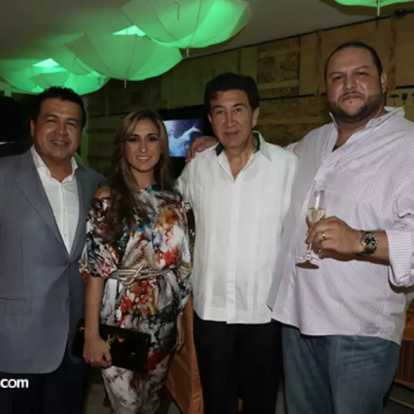 Victor López,Alejandra de la Fuente,Héctor Yunes y Otto Monsivais