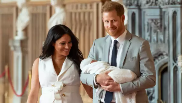 Meghan Markle, príncipe Harry y Archie Harrison