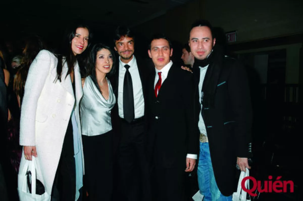 Patricia Velásquez, Dalilah Polanco, Eugenio Derbez, Gabriel Rivera Barraza, Carlos Campos diseñador de Ricky Martin, Eugenio Derbez