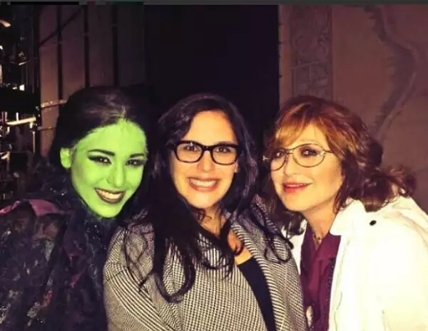 Angélica Vale y Angélica María asistieron a la función de "Wicked" del pasado miércoles.