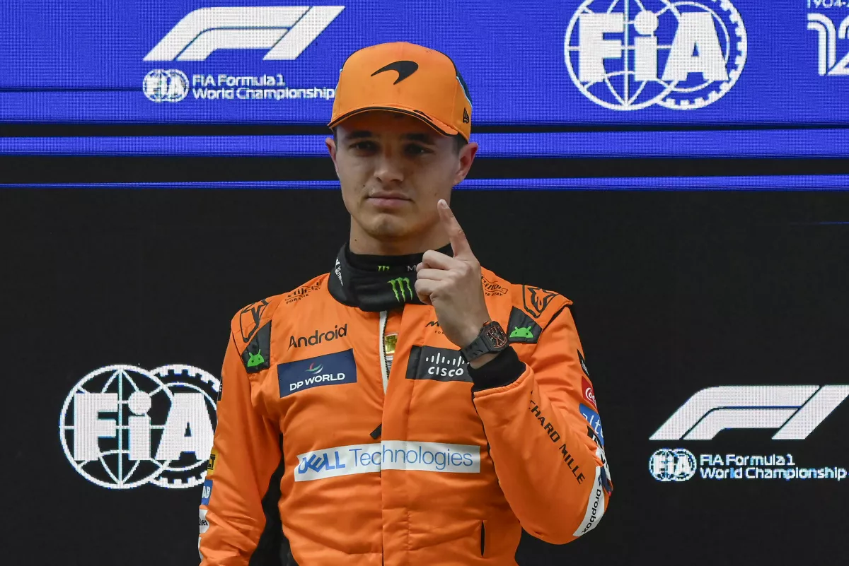 Lando Norris ganó la pole position de la carrera sprint del GP de China
