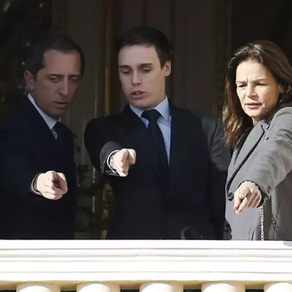 Gad Elmaleh, Louis Ducruet y Estefanía de Mónaco.