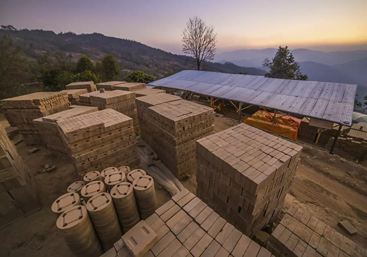 ladrillo de Nepal