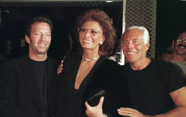 eric clapton sophia loren giorgio armani