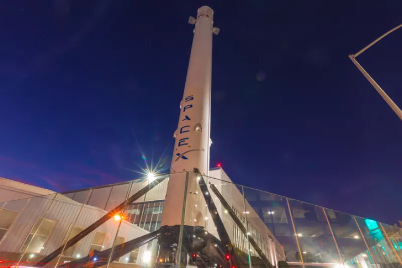 Sede de SpaceX en Hawthorne, California 